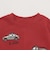 車アップリケダブルフェイス長袖Tシャツ