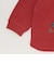 車アップリケダブルフェイス長袖Tシャツ