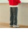 【アジャスター付き】ストレッチデニムストレートパンツ