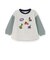 アソート刺しゅうワッペン長袖Tシャツ