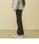リブフレアパンツ