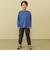 エルボーパッチ切り替え長袖Tシャツ