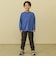 エルボーパッチ切り替え長袖Tシャツ