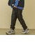 のびのびカットツイルテーパードパンツ