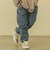 のびのびカットツイルテーパードパンツ