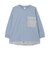 【防汚】シャツレイヤード風長袖Tシャツ