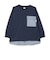 【防汚】シャツレイヤード風長袖Tシャツ