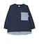 【防汚】シャツレイヤード風長袖Tシャツ