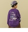 【防汚】袖プリントBIG長袖Tシャツ