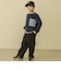 ドロスト付きストレッチツイルカーゴパンツ