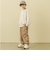 ドロスト付きストレッチツイルカーゴパンツ