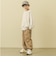 ドロスト付きストレッチツイルカーゴパンツ