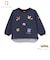 【モンポケ】刺しゅう長袖Tシャツ