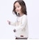 【モンポケ】接結アップリケ長袖Tシャツ
