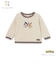 【モンポケ】接結アップリケ長袖Tシャツ