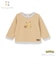 【モンポケ】接結アップリケ長袖Tシャツ