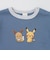 【モンポケ】接結アップリケ長袖Tシャツ