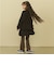 【防汚】カットティアード長袖チュニック