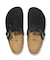 BIRKENSTOCK/メンズ 1027142 Boston LEVE BLACK ボストン レギュラー幅 スエードレザー サンダル シューズ ビルケンシュトック ムラサキスポーツ