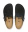 BIRKENSTOCK/メンズ 1027142 Boston LEVE BLACK ボストン レギュラー幅 スエードレザー サンダル シューズ ビルケンシュトック ムラサキスポーツ