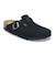 BIRKENSTOCK/レディース 1027067 Boston LEVE BLACK ボストン 細身シルエット幅 スエード レザー サンダル シューズ ビルケンシュトック ムラサキスポーツ