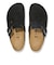 BIRKENSTOCK/レディース 1027067 Boston LEVE BLACK ボストン 細身シルエット幅 スエード レザー サンダル シューズ ビルケンシュトック ムラサキスポーツ