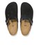 BIRKENSTOCK/レディース 1027067 Boston LEVE BLACK ボストン 細身シルエット幅 スエード レザー サンダル シューズ ビルケンシュトック ムラサキスポーツ