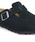 BIRKENSTOCK/レディース 1027067 Boston LEVE BLACK ボストン 細身シルエット幅 スエード レザー サンダル シューズ ビルケンシュトック ムラサキスポーツ