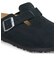 BIRKENSTOCK/レディース 1027067 Boston LEVE BLACK ボストン 細身シルエット幅 スエード レザー サンダル シューズ ビルケンシュトック ムラサキスポーツ