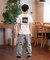 THE NORTH FACE/キッズ NTJ32538 ショートスリーブバックスクエアロゴティー 半袖Tシャツ ザ・ノースフェイス 男の子 女の子 ムラサキスポーツ