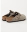 BIRKENSTOCK/メンズ 60461 Boston LEVE TAUPE  ボストン レギュラー幅 スエード サンダル シューズ ビルケンシュトック ムラサキスポーツ