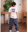 THE NORTH FACE/キッズ NTJ32546 ショートスリーブバンダナスクェアロゴティー 半袖Tシャツ ザ・ノースフェイス 男の子 女の子 ムラサキスポーツ