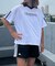 KAPPA/324057 水着 3点セット タンクトップビキニ 半袖ラッシュガードTシャツ カッパ レディース ムラサキスポーツ