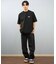 【限定】lost/水着 L25S-4309 水陸両用 ラッシュガード 半袖Tシャツ UVケア ロスト メンズ ムラサキスポーツ限定