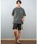 【限定】lost/水着 L25S-4309 水陸両用 ラッシュガード 半袖Tシャツ UVケア ロスト メンズ ムラサキスポーツ限定