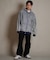 【限定】DEARLAURE/DENIM PARKA JK D25F-0105 デニム パーカー ジャケット ジップアップ フーディー ウォッシュ加工 ヴィンテージ風 ディアローレル メンズ ムラサキスポーツ限定