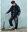 【限定】DEARLAUREL× Pla-Jac/VARSITY JACKET D25F-0102 スタジアム ジャケット 防風 スタジャン アウター ディアローレル×プラジャック メンズ ムラサキスポーツ限定