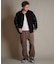 【限定】DEARLAUREL× Pla-Jac/VARSITY JACKET D25F-0102 スタジアム ジャケット 防風 スタジャン アウター ディアローレル×プラジャック メンズ ムラサキスポーツ限定
