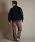 【限定】DEARLAUREL× Pla-Jac/VARSITY JACKET D25F-0102 スタジアム ジャケット 防風 スタジャン アウター ディアローレル×プラジャック メンズ ムラサキスポーツ限定