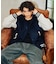 【限定】DEARLAUREL× Pla-Jac/VARSITY JACKET D25F-0102 スタジアム ジャケット 防風 スタジャン アウター ディアローレル×プラジャック メンズ ムラサキスポーツ限定