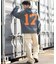 【限定】DEARLAUREL/DL25F-JM1201 ジップアップ パーカー バックプリント 古着風 ヴィンテージ加工 ディアローレル メンズ ムラサキスポーツ限定