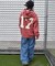【限定】DEARLAUREL/DL25F-JM1201 ジップアップ パーカー バックプリント 古着風 ヴィンテージ加工 ディアローレル メンズ ムラサキスポーツ限定