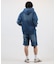 【限定】DEARLAUREL/CUT DNM PARKA DL26S-1201 カットデニムパーカー デニムジャケット ディアローレル メンズ ムラサキスポーツ限定
