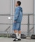 【限定】DEARLAUREL/CUT DNM PARKA DL26S-1201 カットデニムパーカー デニムジャケット ディアローレル メンズ ムラサキスポーツ限定