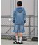 【限定】DEARLAUREL/CUT DNM PARKA DL26S-1201 カットデニムパーカー デニムジャケット ディアローレル メンズ ムラサキスポーツ限定