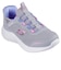 SKECHERS/17.0～23.0cm BOUNDER-SIMPLE CUTE 303585L-GRY 「スリップイン」仕様 子供 靴 スケッチャーズ キッズ シューズ スニーカー ムラサキスポーツ