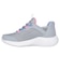 SKECHERS/17.0～23.0cm BOUNDER-SIMPLE CUTE 303585L-GRY 「スリップイン」仕様 子供 靴 スケッチャーズ キッズ シューズ スニーカー ムラサキスポーツ