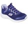 SKECHERS/17.0～23.0cm BOUNDER-SIMPLE CUTE 303585L-NVY 「スリップイン」仕様 子供 靴 スケッチャーズ キッズ シューズ スニーカー ムラサキスポーツ