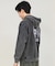 SALTYCREW/75-271 LEGENDS　PARKA ピグメント加工 ジップアップパーカー 長袖 ソルティクルー メンズ ムラサキスポーツ