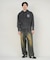 SALTYCREW/75-271 LEGENDS　PARKA ピグメント加工 ジップアップパーカー 長袖 ソルティクルー メンズ ムラサキスポーツ